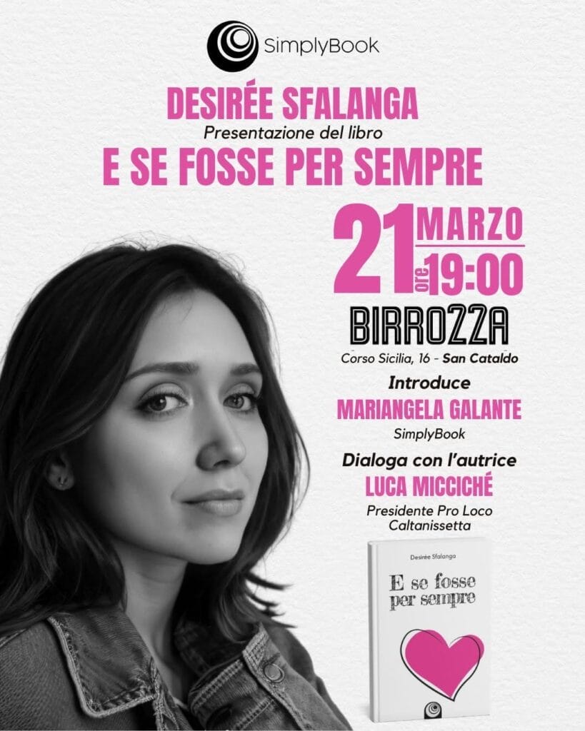 IMG 7867 “E se fosse per sempre” il nuovo romanzo di Desirèe Sfalanga: venerdì la presentazione a San Cataldo