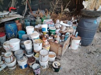Foto 1 1 Ravanusa: deposito rifiuti tossici e 13 fabbricati senza permessi, scattano i sequestri