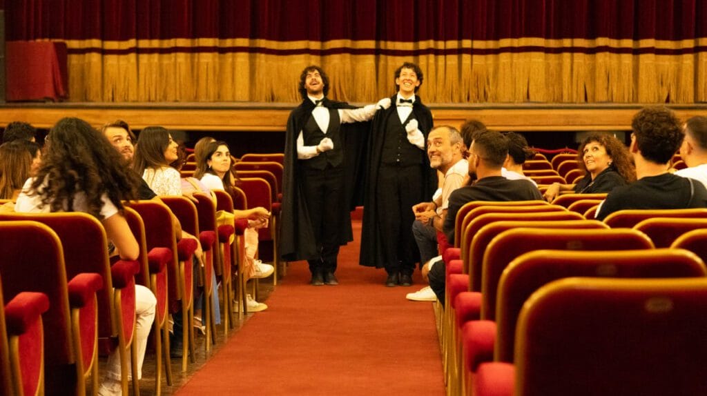 IMG B57B9D7053E3 45 “Scopri il Teatro”, al Pirandello di Agrigento una visita teatralizzata tra storia, personaggi e sorprese