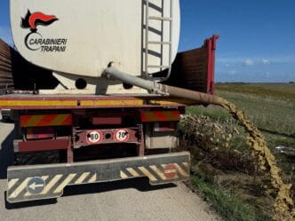 SVERSAMENTO Marsala, sversamento illecito di 5.000 litri di rifiuti liquidi: denunciato 48enne