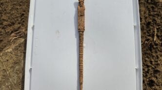 Gela, rinvenuto un rarissimo stilo da ceramista del V secolo a.C. 