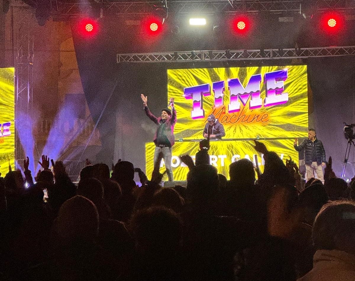 Caltanissetta, capodanno in corso Umberto: "Time Machine" accende il cuore della città