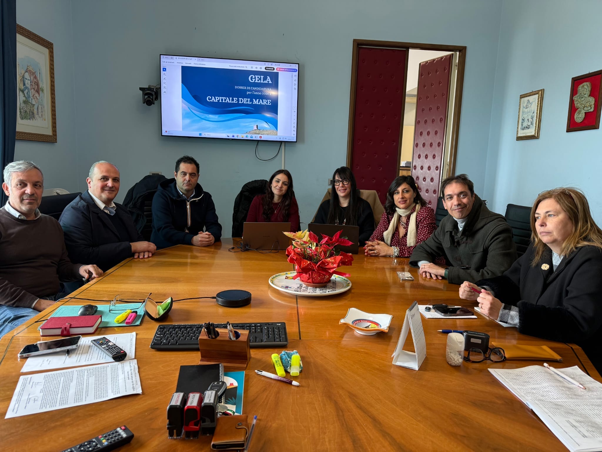 WhatsApp Image 2026 01 20 at 13.24.50 Gela presenta la candidatura al titolo di Capitale italiana del Mare 2026
