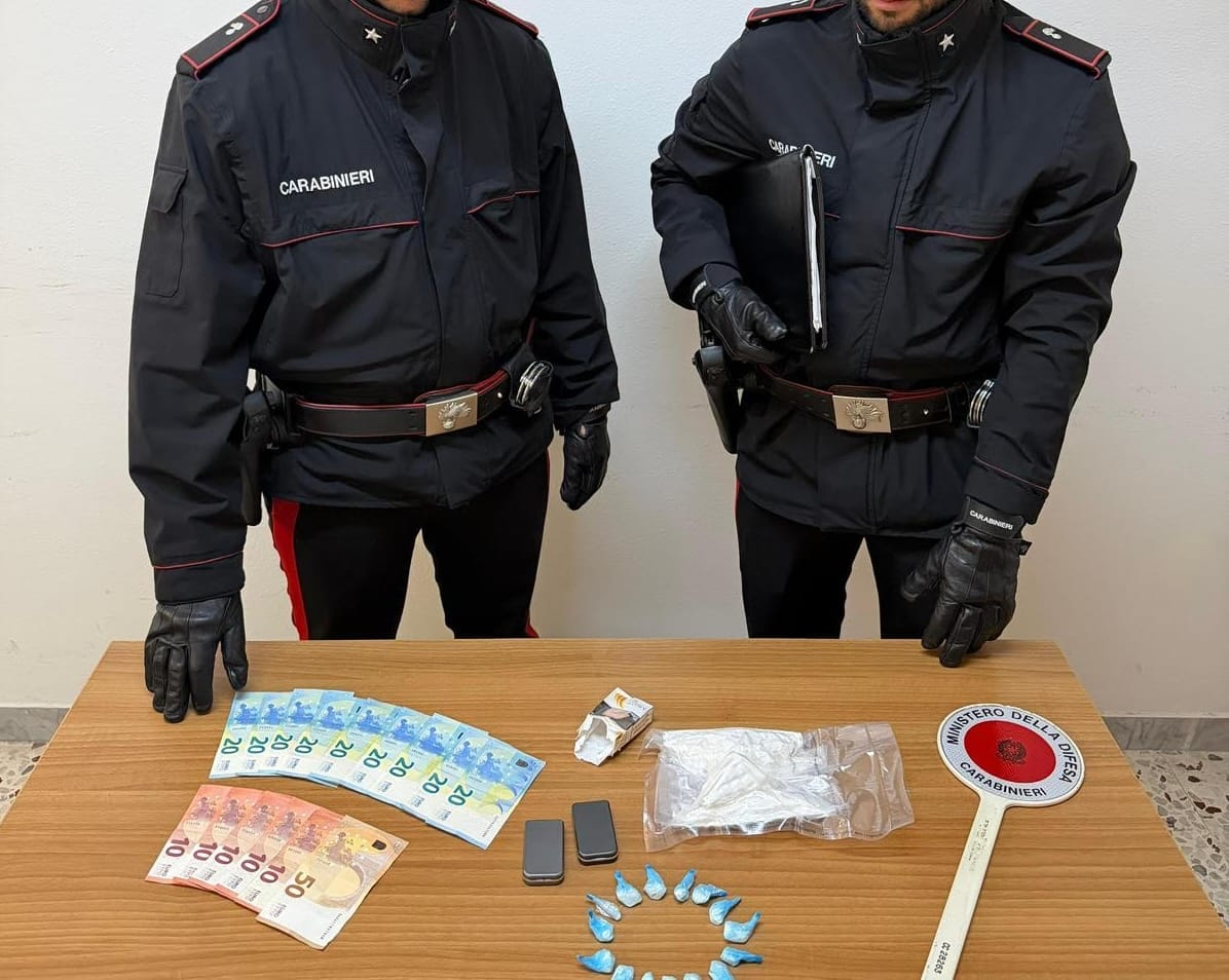 Niscemi 1 Niscemi. 200 grammi di cocaina in casa: arrestato un 27enne