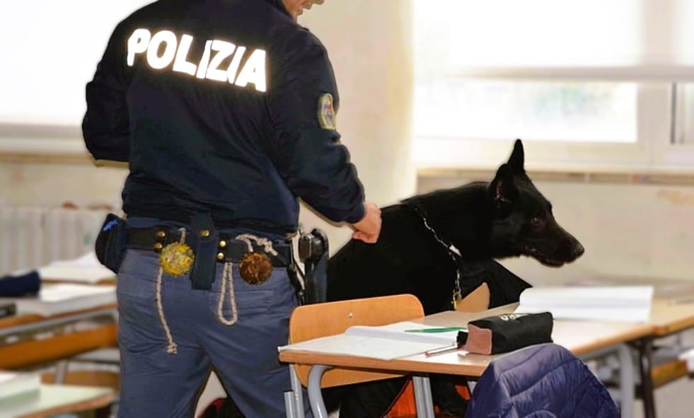 controlli antidroga scuole2 Caltanissetta e Niscemi, controlli nelle scuole: droga e armi sequestrate