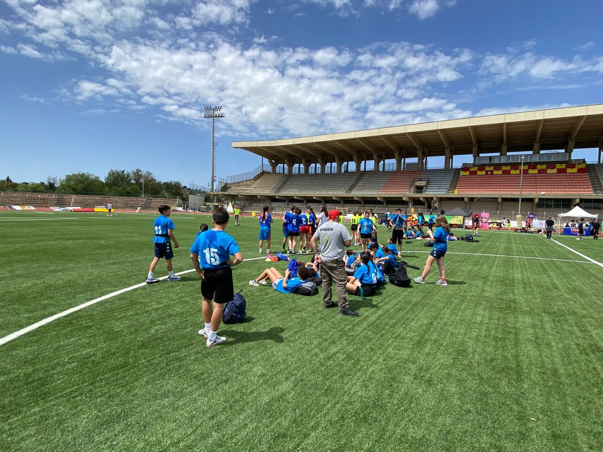 4 Caltanissetta, festa di sport al Tomaselli con Rugby Tag